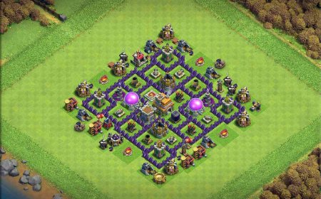 Powerful TH7 Base for Ultimate Loot Defense