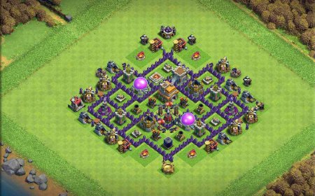 Best TH7 Hybrid Farming Base Layout