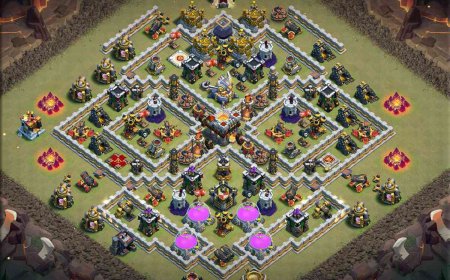 TH11 War Base Anti Everything with Link #55
