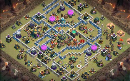 TH14 War Layout with Link for Clash of Clans #47