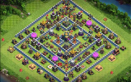 Powerful Town Hall 14 Base Layout with Copy Link