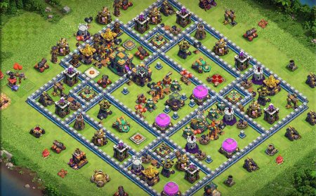 Anti Electro Dragon Town Hall 14 Farming Base