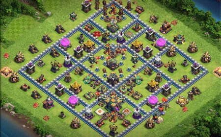 Legendary TH14 Base for Safe Farming Strategies