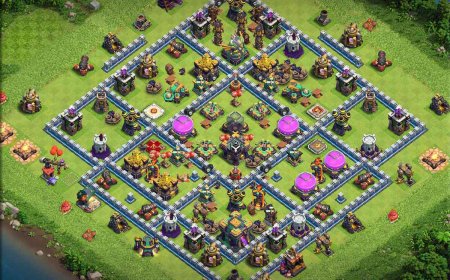 Top-Notch TH14 Farming Base for Optimal Defense