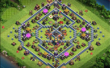 Unbeatable TH14 Trophy Base for Defense Wins