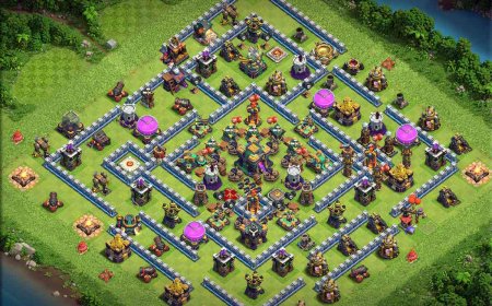 New TH14 Trophy Base for Latest CoC Meta