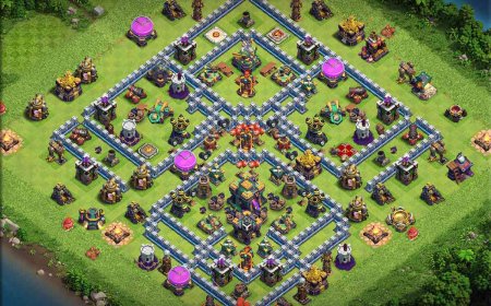 Top TH14 Trophy Base Link for Home Village Defense