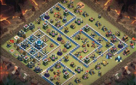 Unmatched TH13 War Base for Strategic Defense