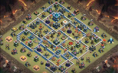 Powerful TH13 War Base Anti 2 Design