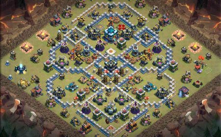 Powerful Anti-3 Star TH13 War Base Design