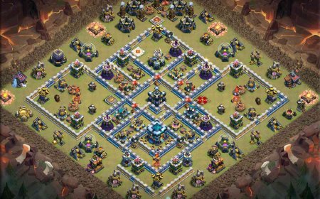 Unbeatable TH13 War Base for Anti-Everything Strategy