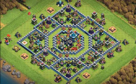 Unbeatable TH13 Farming Base for Total Defense