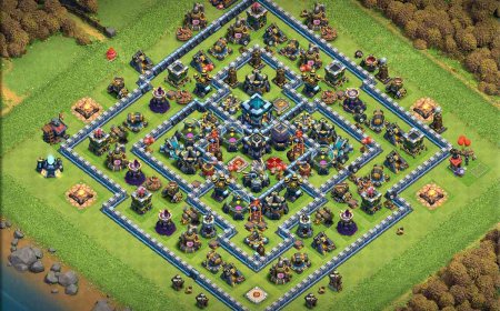 Best TH13 Farming Base Against Electro Dragons