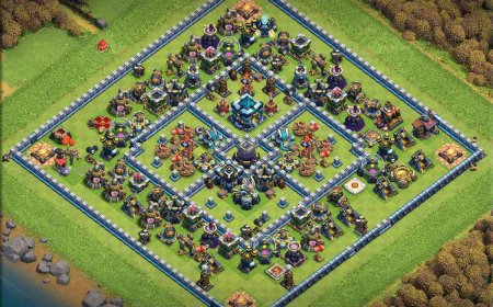 Undefeated Town Hall 13 Farming Base for CoC