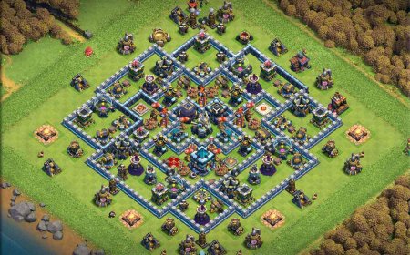 Best TH13 Trophy Base Layout for Clash of Clans