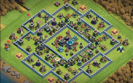 Top TH13 Hybrid Base Link for Home Village
