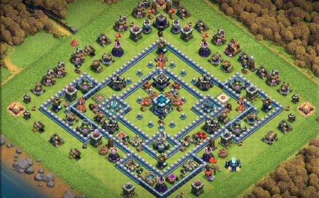 Best TH13 Hybrid Farming Base for Loot Defense