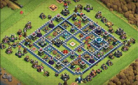 Legendary CoC TH13 Hybrid Base for Strong Defense