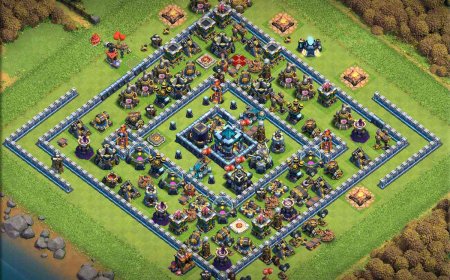 TH13 Hybrid Base Layout for Max Defense