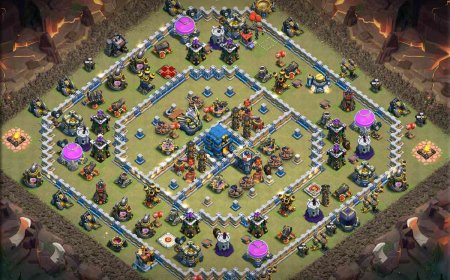 Powerful Town Hall 12 Base Design for Victory