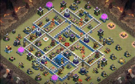 Undefeated TH12 Base CoC Design for War