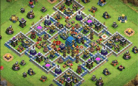 Creative Town Hall 12 Farming Base Layout