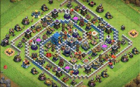 Undefeated TH12 Base Design for Trophy Pushers