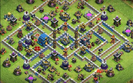 New TH12 Trophy Base for Maximum Defense