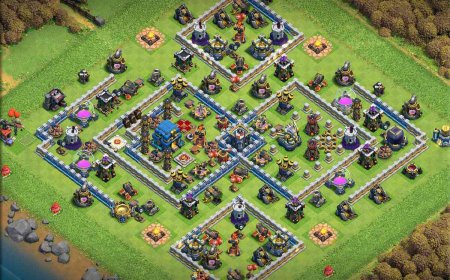 Unbeatable TH12 Hybrid Base for Best Defense