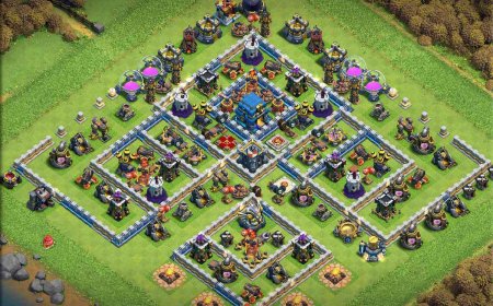 Highly Effective TH12 Base with 3 Air Defenses