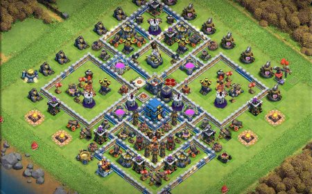 Powerful TH12 Hybrid Base Featuring 3 Air Defense