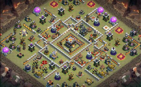 Pro TH11 Base Design for War and Resource Protection