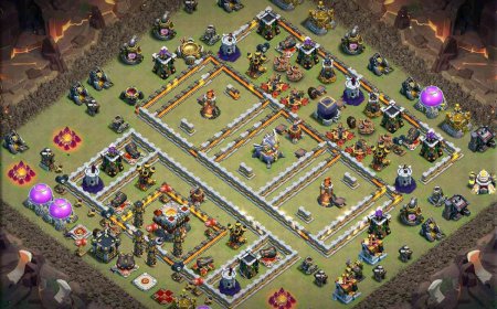 TH11 War Base Anti Electro Dragon Link #24