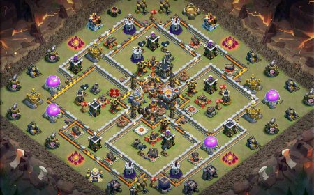 Updated TH11 War Base for Maximum Defense