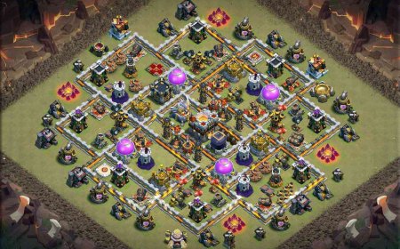 Powerful TH11 War Base Layout for CoC Victory