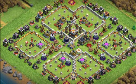 TH11 Trophy Base Anti Electro Dragon Layout