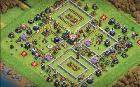 TH11 Trophy Base Layout for Home Village