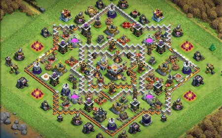 Powerful Town Hall 11 Farming Base with Link