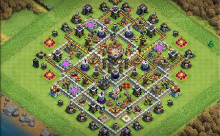 Top TH11 Hybrid Base Link for Home Village