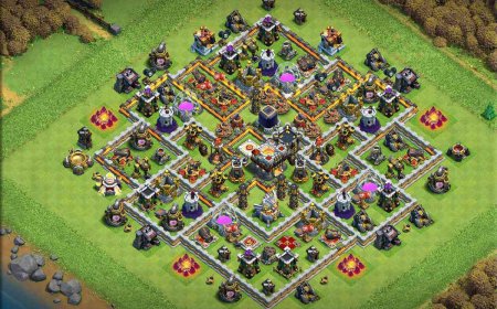 Exceptional TH11 Hybrid Base Link for Clash of Clans