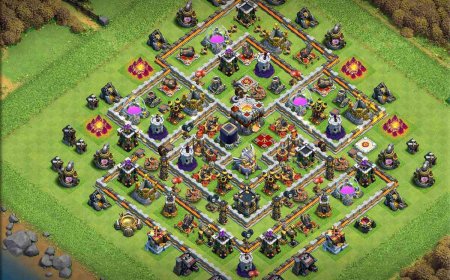 Best TH11 Hybrid Layout for Loots Protection