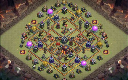 Best TH10 Base - War | Anti 2 Star Layout - Clash of Clans
