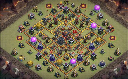 Best TH10 War Base Layout for Clash of Clans