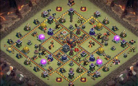 Hard to Beat TH10 War Base Design
