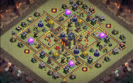 Pro TH10 Base Design for War Success