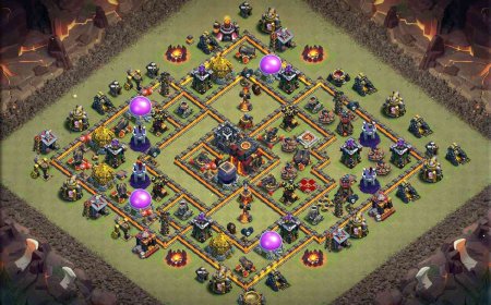 Pro-Level TH10 War Base Link for Defense