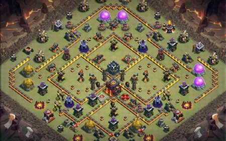Best TH10 Base Layout for War Domination