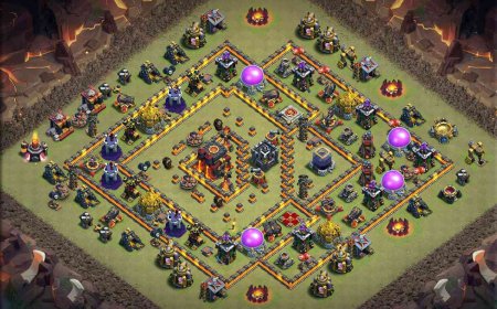 TH10 CoC War Base for Maximum Defense