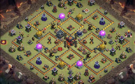 Powerful TH10 Base Design for War