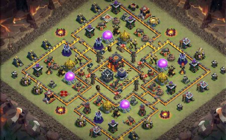 Hard to Beat TH10 Base Layout for Defense